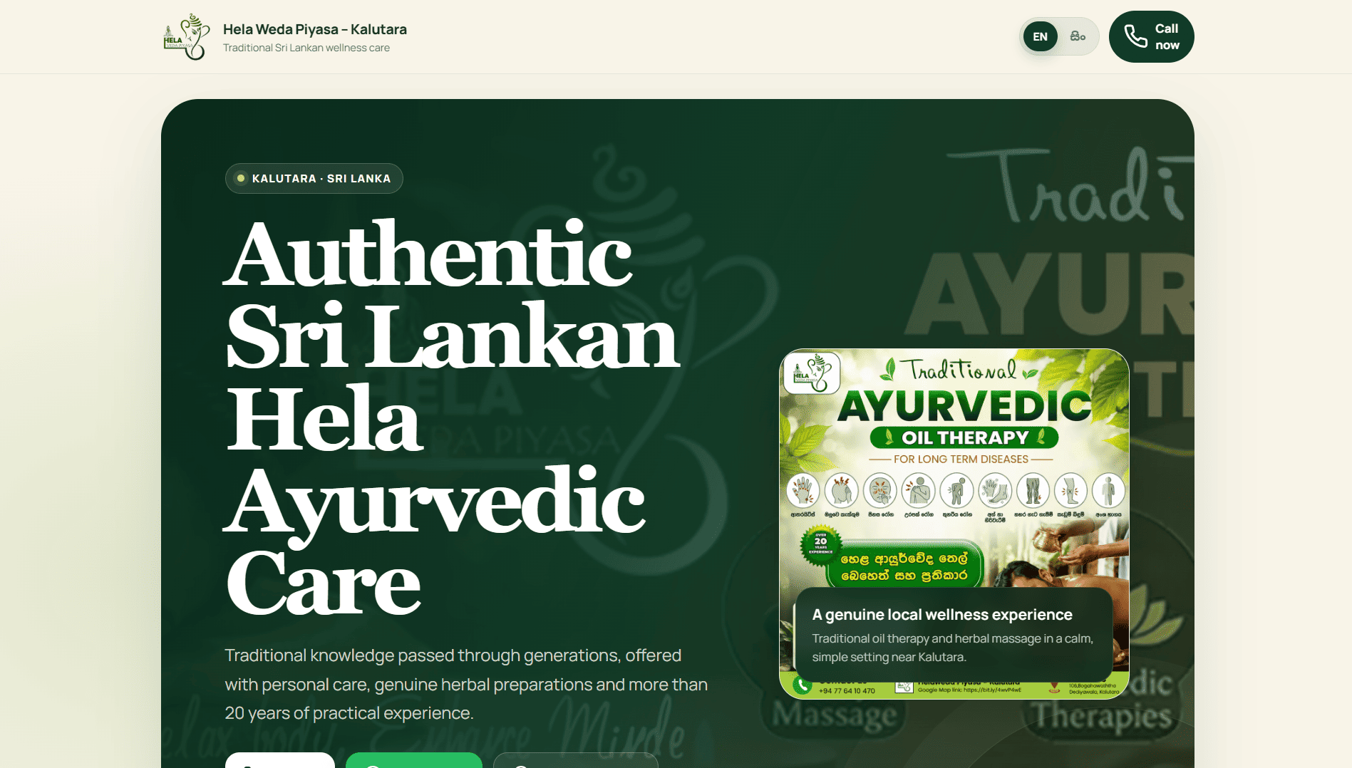 Ayurvedic Healthcare & Wellness Web Development